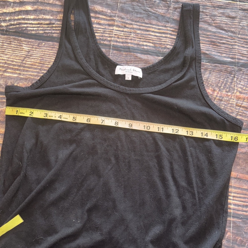 Michael Stars Anthropologie Black Tank Jumpsuit Size Small Black Ankle Crop - Picture 7 of 10
